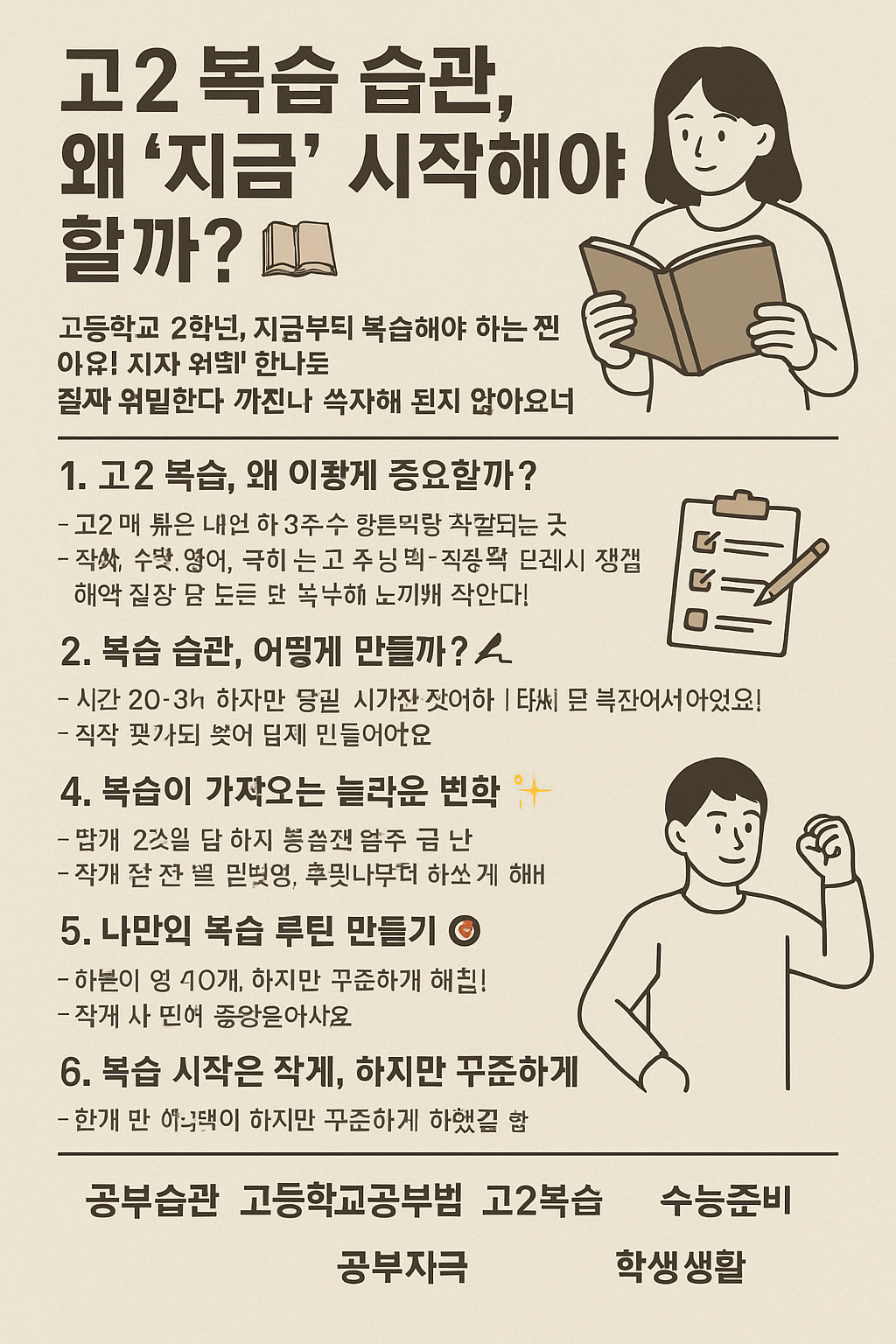 고2 복습 습관, 왜 ‘지금’ 시작해야 할까?