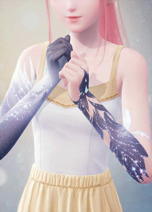 떨어지는 가지의 눈