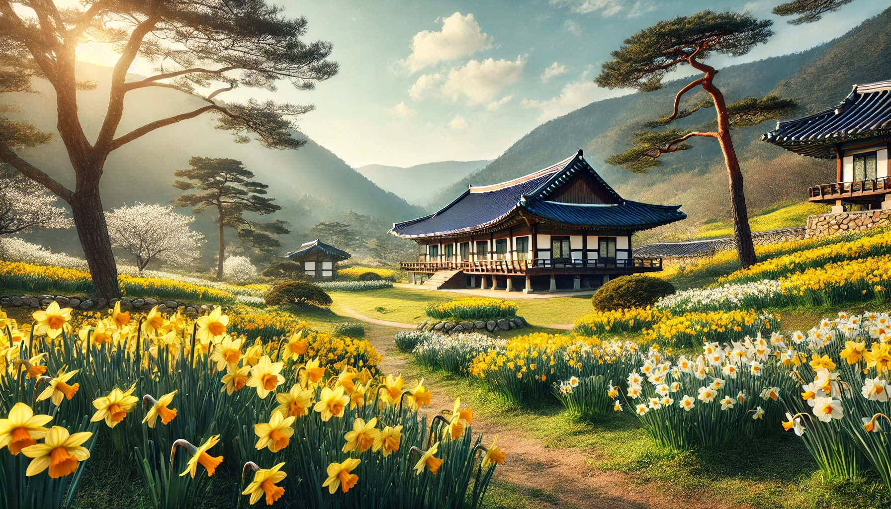 봄 국내 여행 어디갈까? 수선화 만개한 서산 유기방가옥 추천