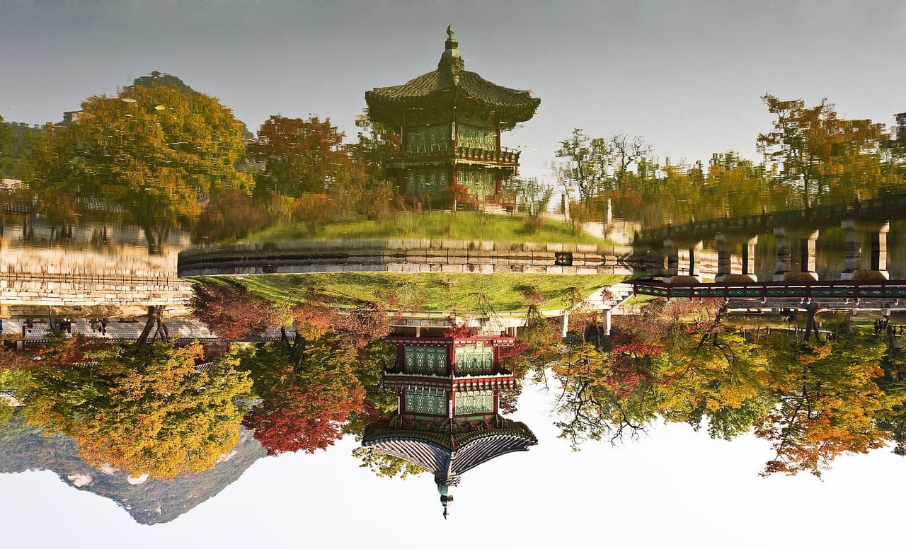 한국 경복궁 향원정