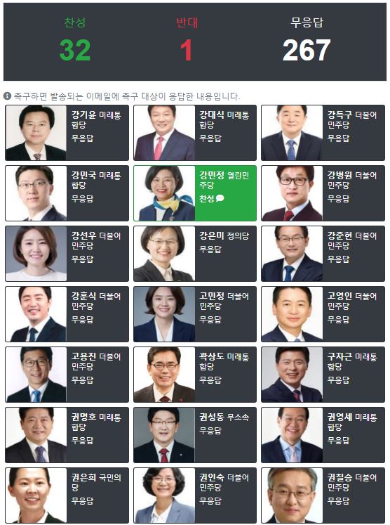 공수처 설치 촉구 서명