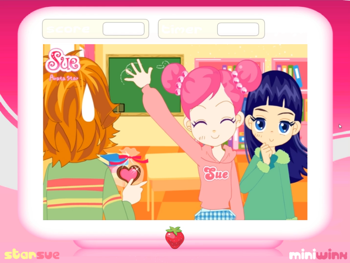 슈의-회전-조각-퍼즐-맞추기-플래시게임-플레이-슈와-초희가-등장하는-퍼즐-맞추기에-성공한-화면