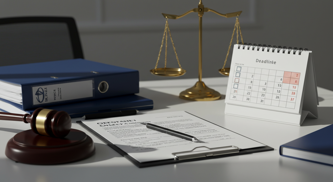 채무자 대응, 제출 기한