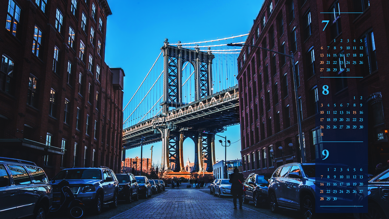 05 브루클린 덤보 B - 2025년8월 노트북배경화면