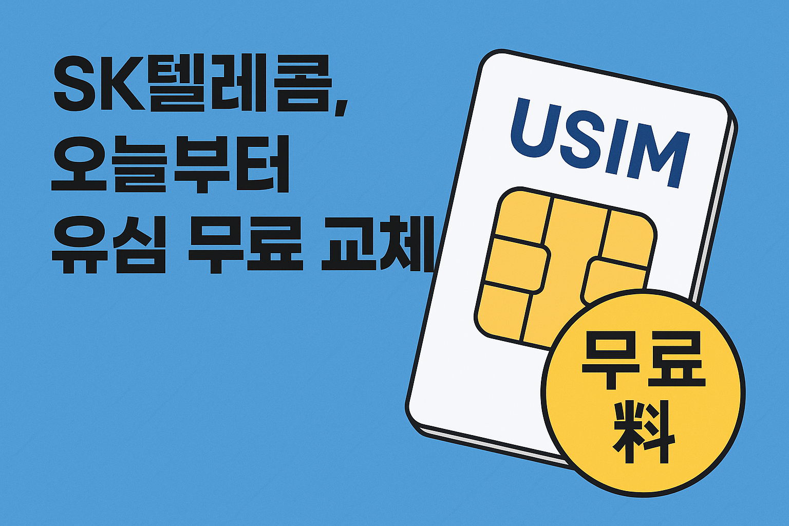 유심 무료 교체