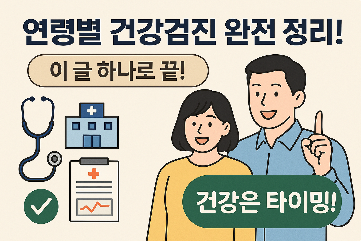연령별 건강 검진 항목과 주기 총정리