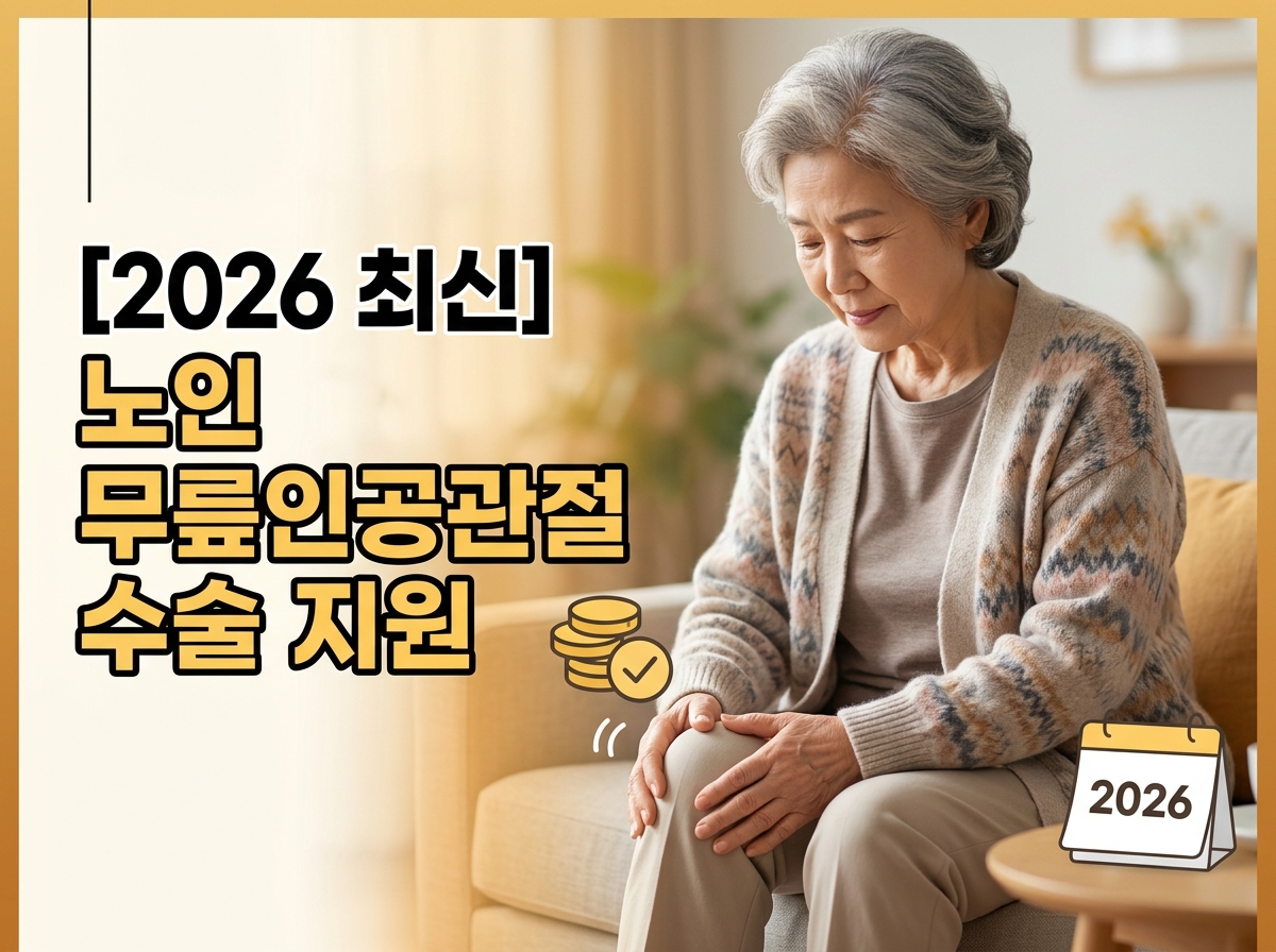 노인 무릎인공관절 수술 지원