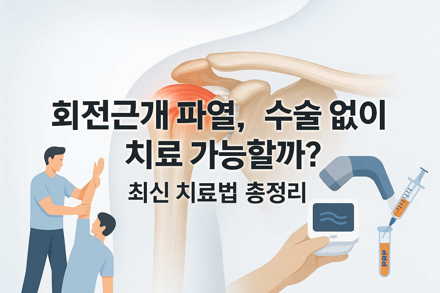 회전근개 파열, 수술 없이 치료 가능할까? 최신 치료법 총정리