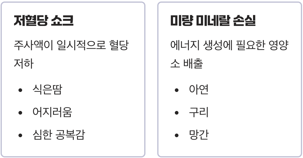 위험 신호 2: 어지럽고 기운이 없다면