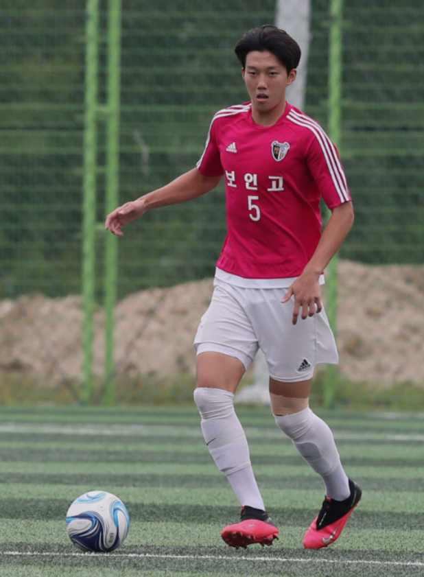 보인고등학교 시절 이한범