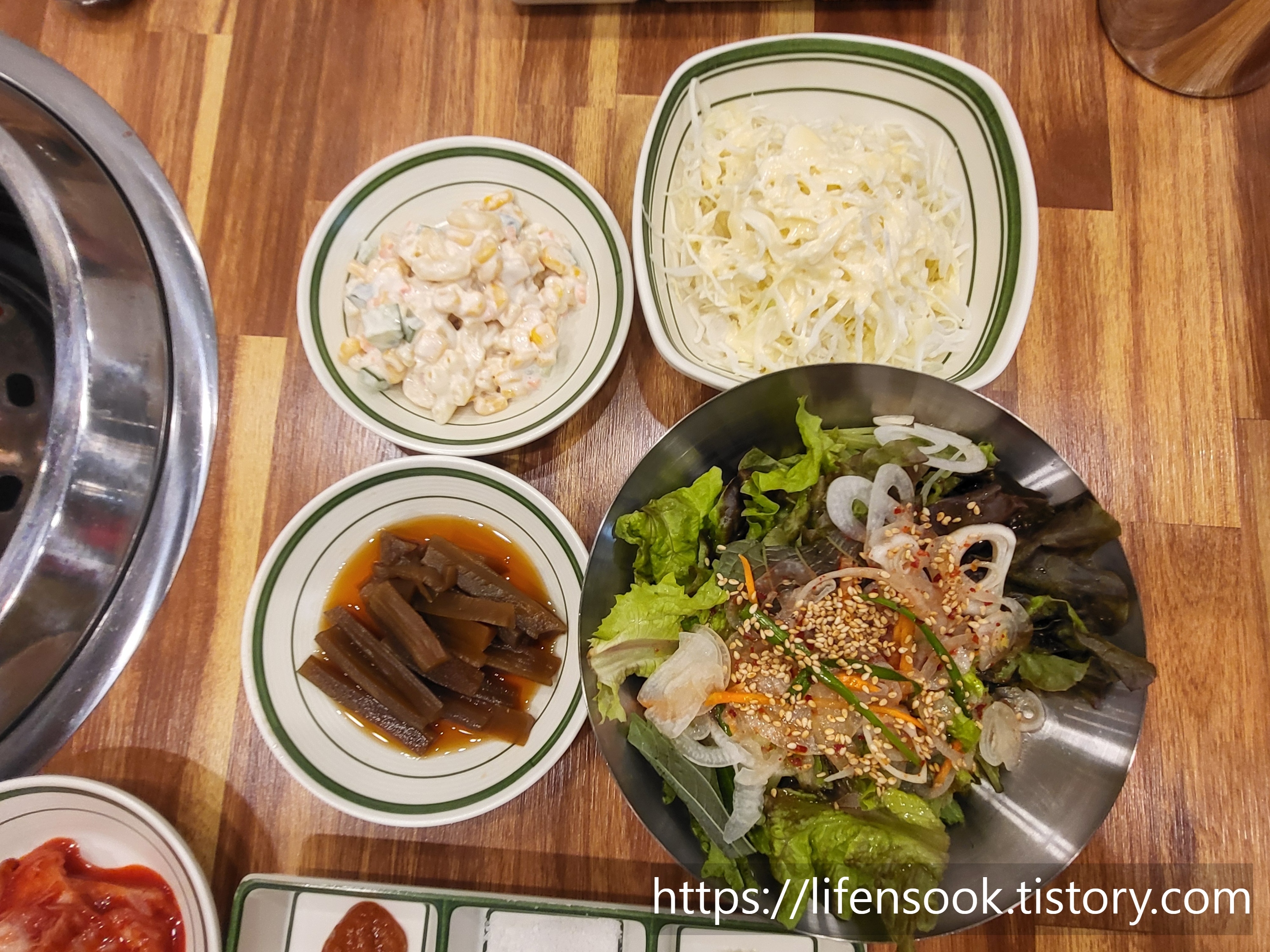 슬로가든 배곧 밑반찬 1