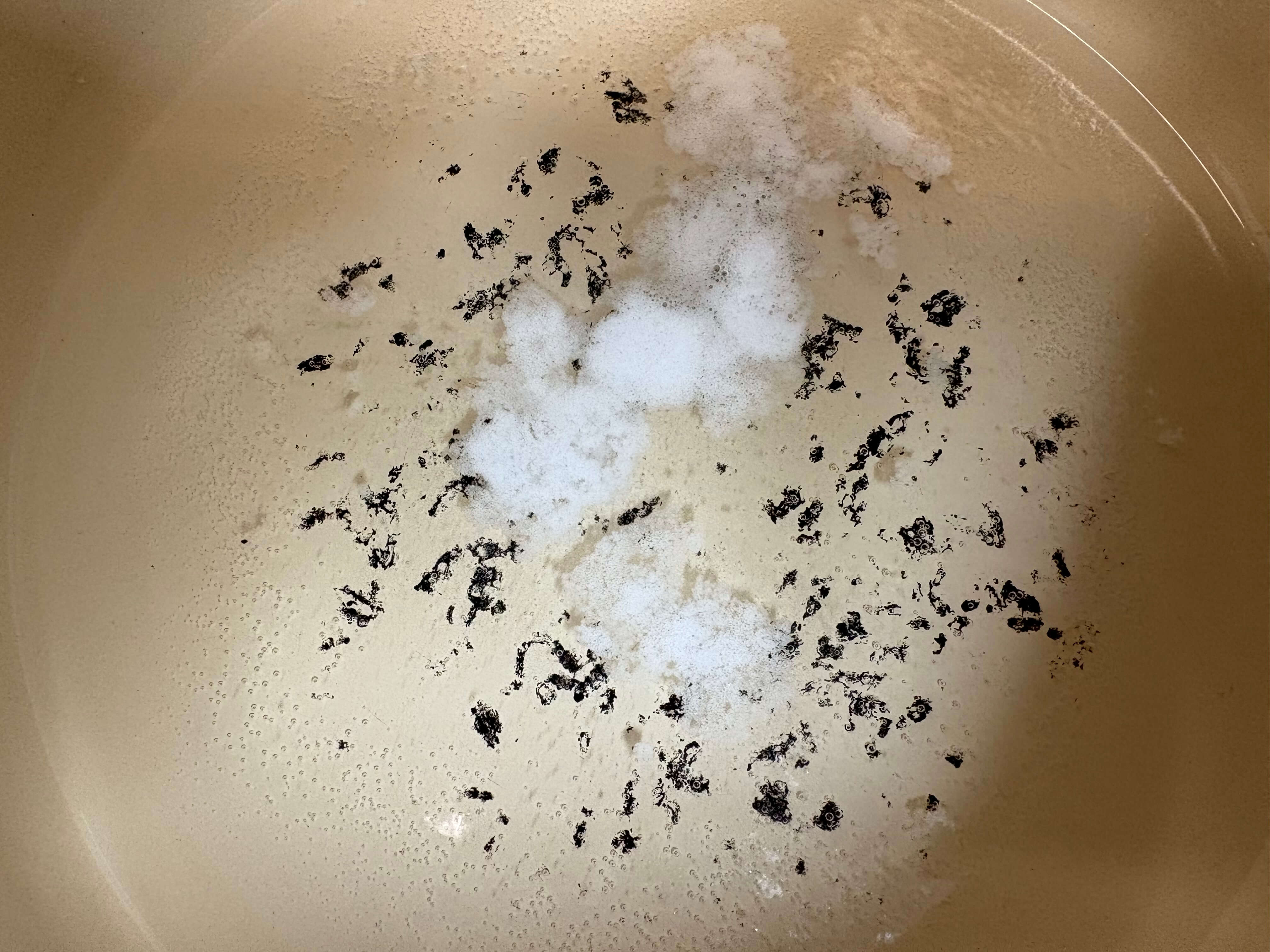 르크루제 냄비 탄자국 세척