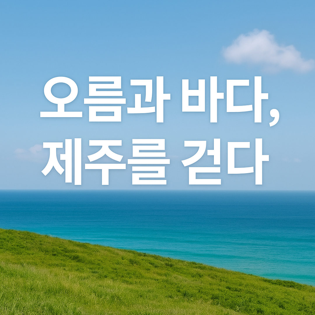 제주 오름과 해변 추천