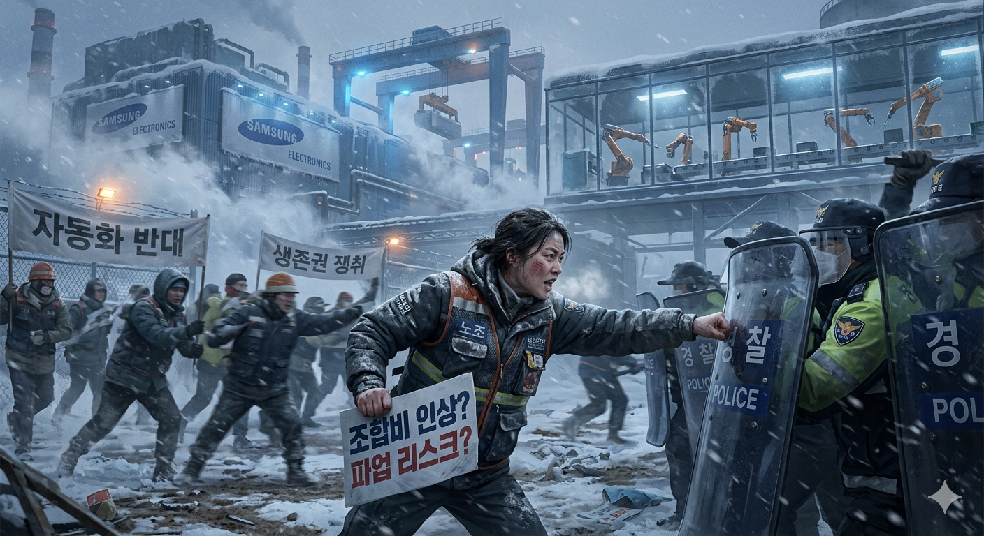 삼성 파업이 투자자에게 던지는 질문 (파업 리스크, 자동화 투자, 하청 구조)