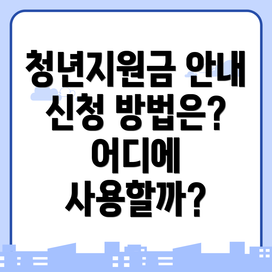 청년지원금