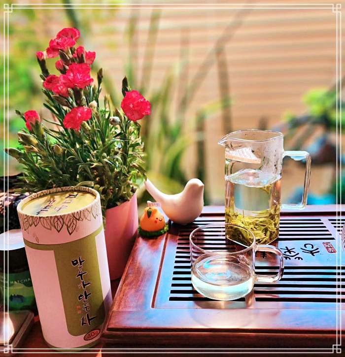 경남 하동 맛집 토담집, 4가지 차, 디저트, 다식, 프리미엄 티 코스