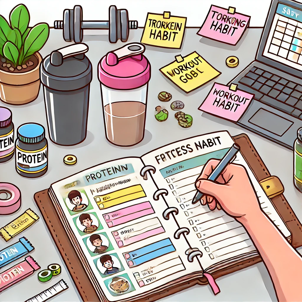 헬스플레너 만드는 사진