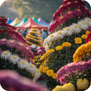 익산 천만송이 국화축제 이미지