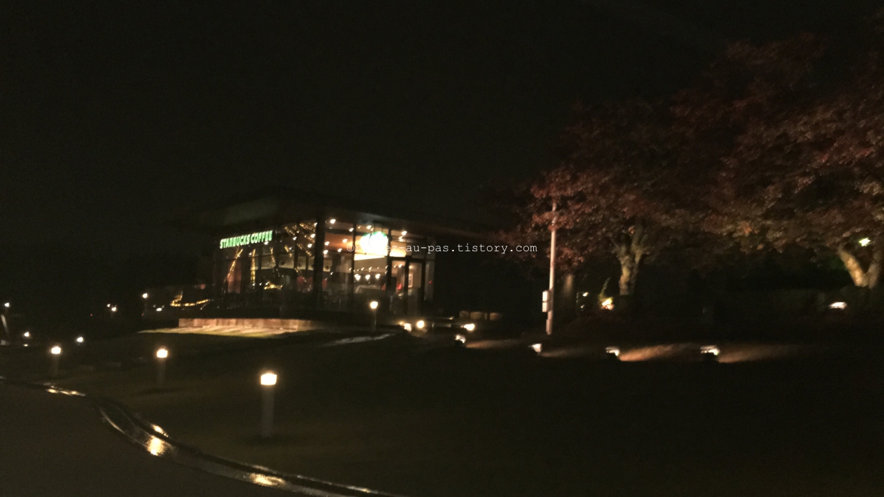 JAPAN-TRAVEL-TOYAMA-KANSUI PARK-STARBUCKS COFFEE NIGHT