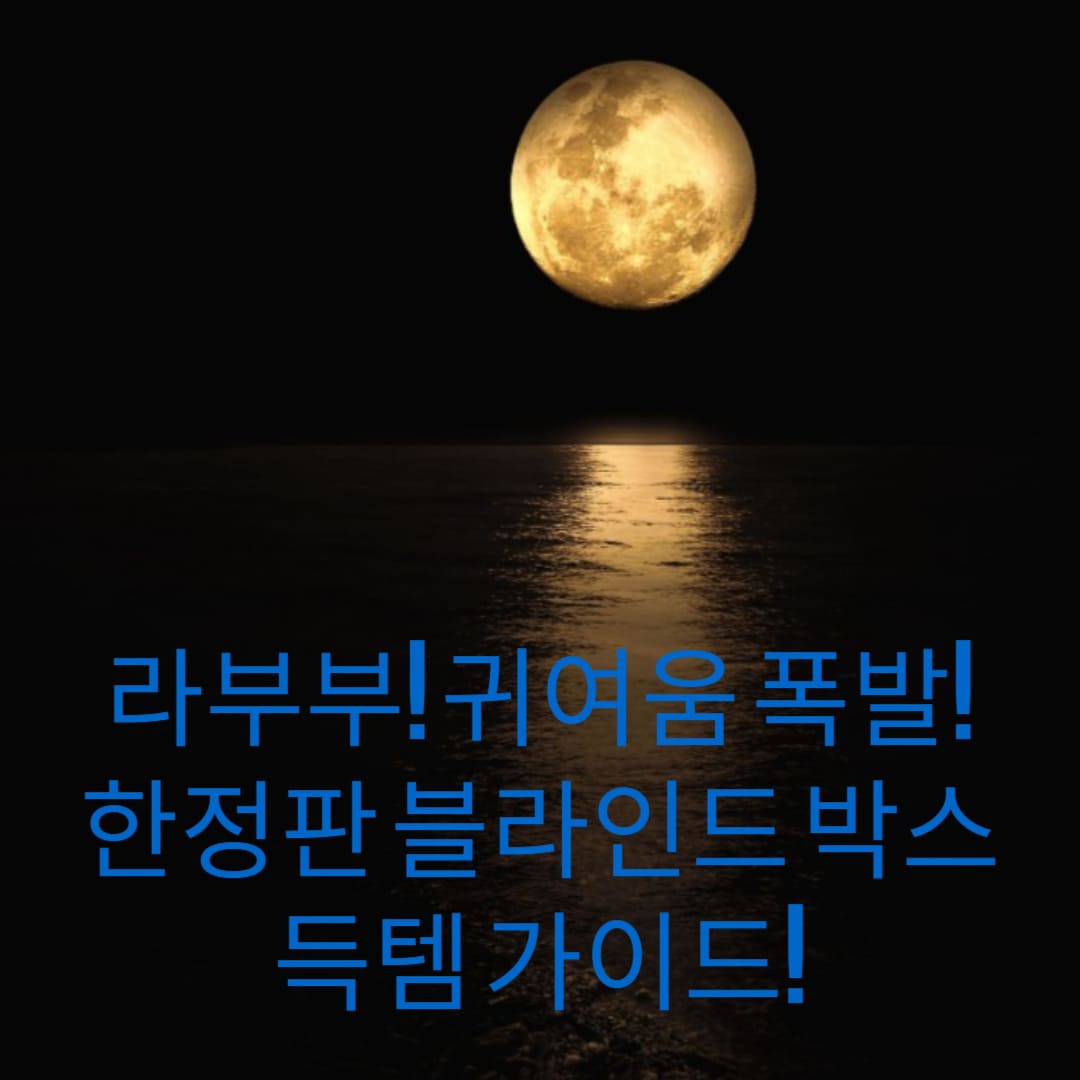 라부부-귀여움-폭발-한정판-블라인드-박스-득템-가이드-썸네일