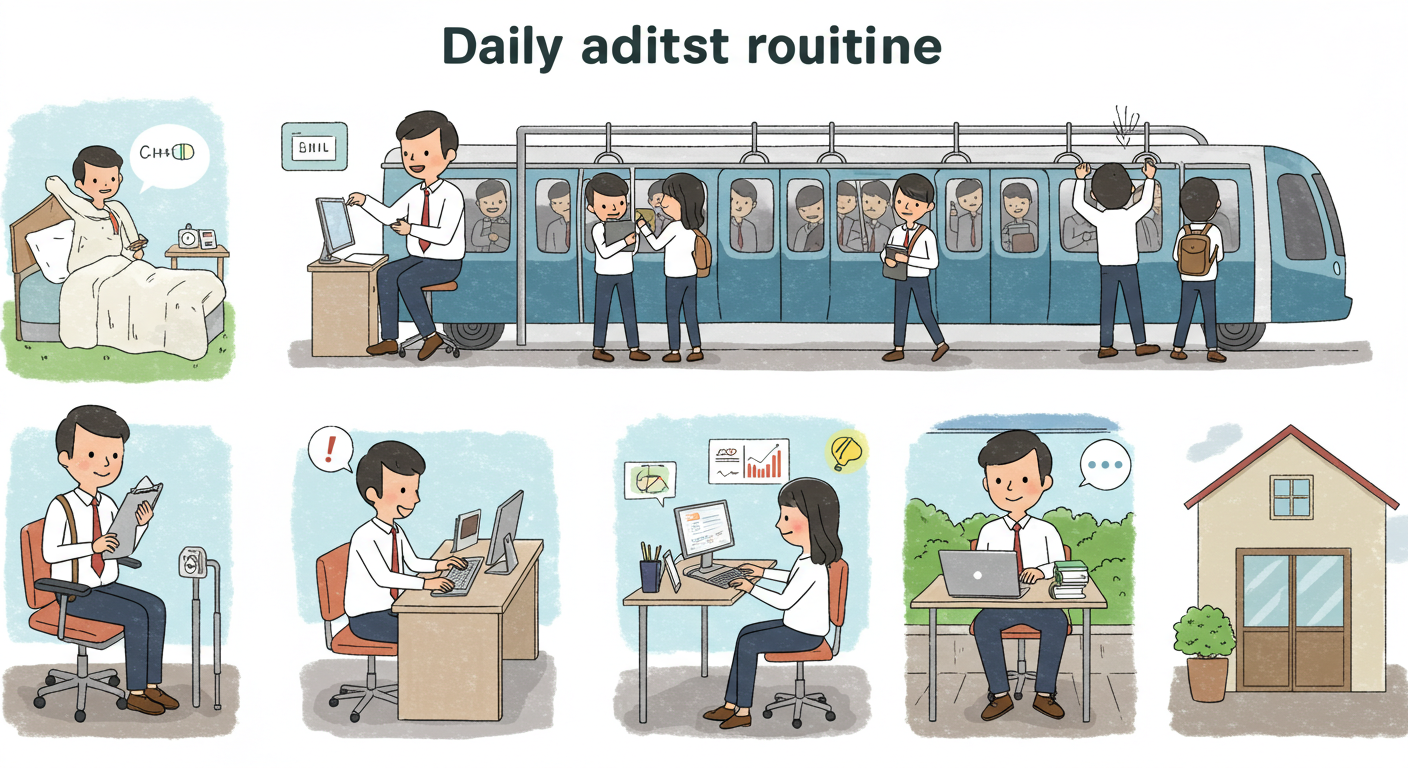 일 잘하는 직장인의 하루 루틴 (시간관리, 감정조절, 집중력)