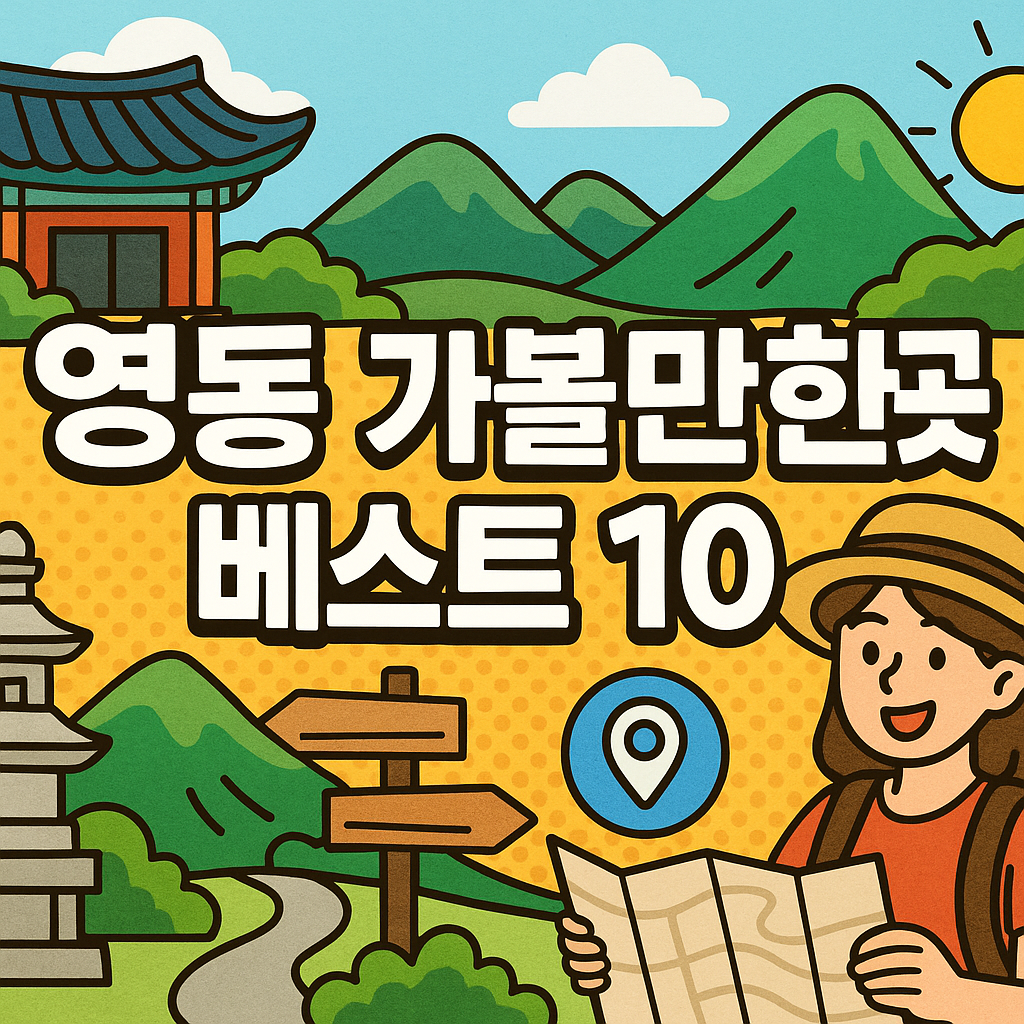 영동 가볼만한곳 베스트10