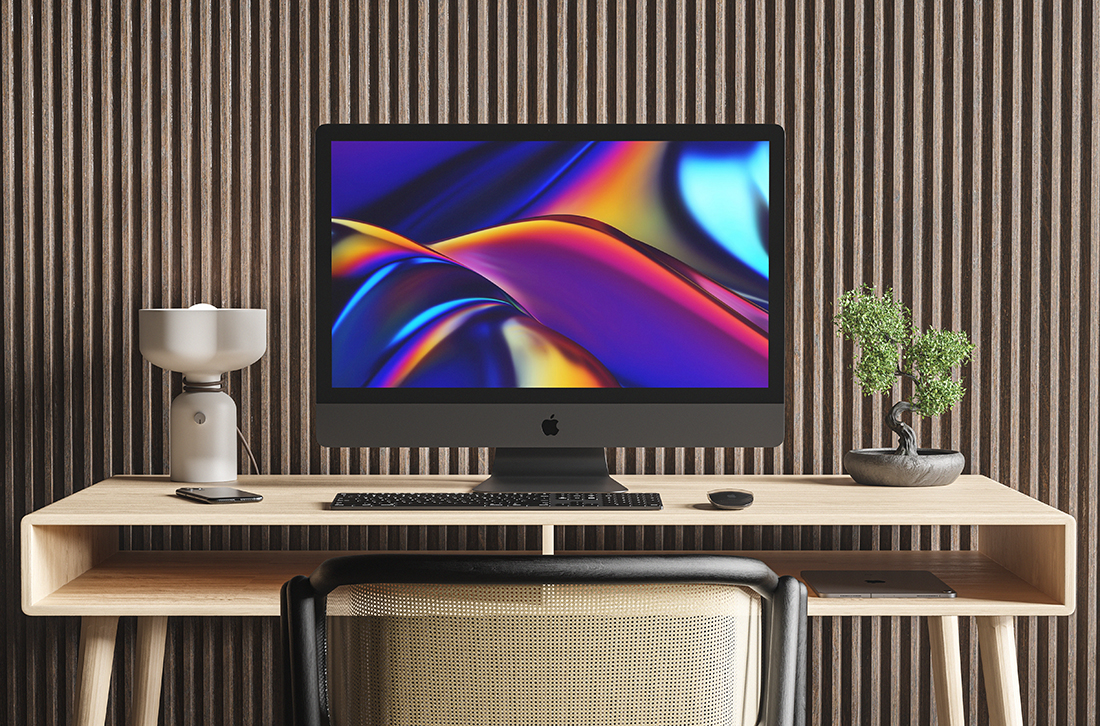 iMac Pro Mockup(아이맥 프로 목업)
