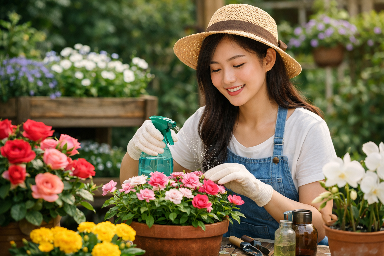 꽃 피는 시기별 관리