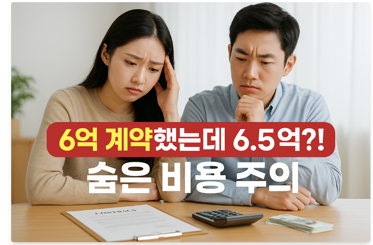 집 계약 후 고민