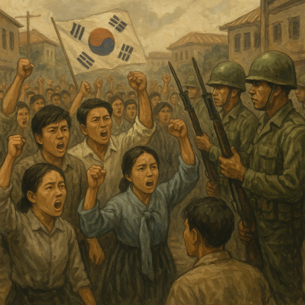 광주 민주화운동 관련 이미지