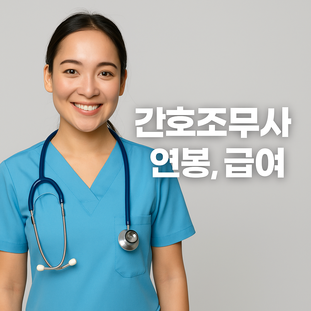 간호조무사-연봉-하는일-급여