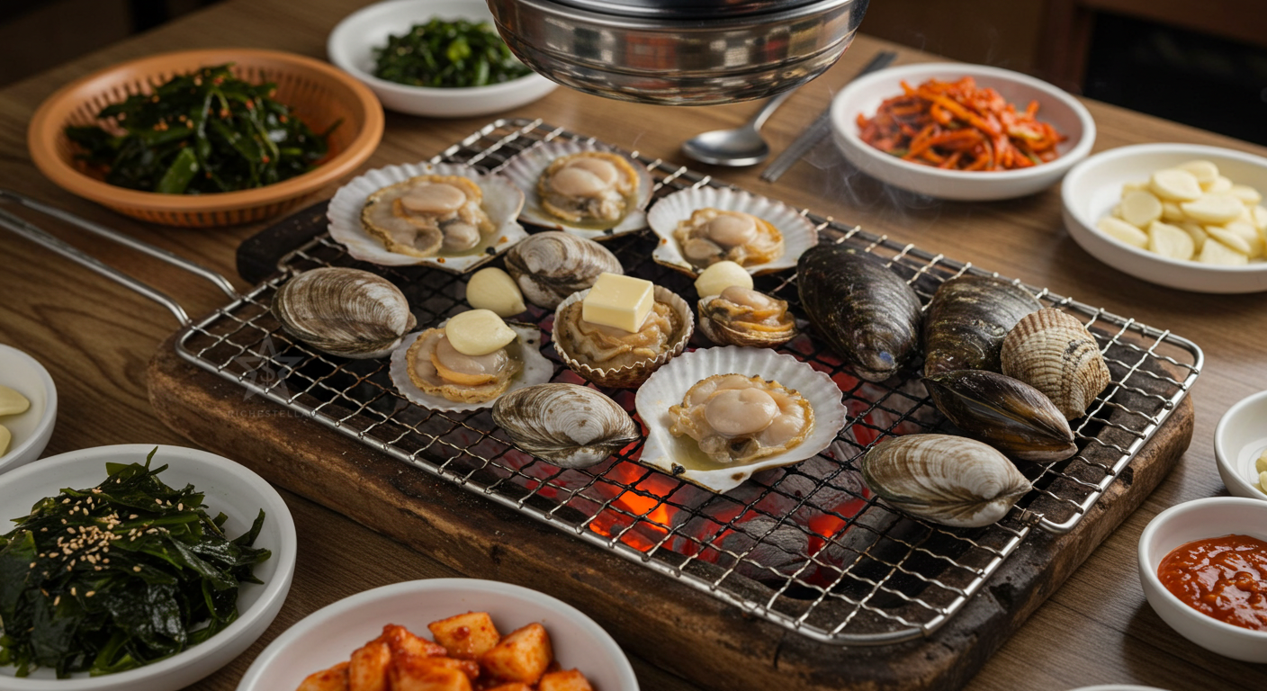 조개구이는 흔한 노로바이러스의 주 원인이다.