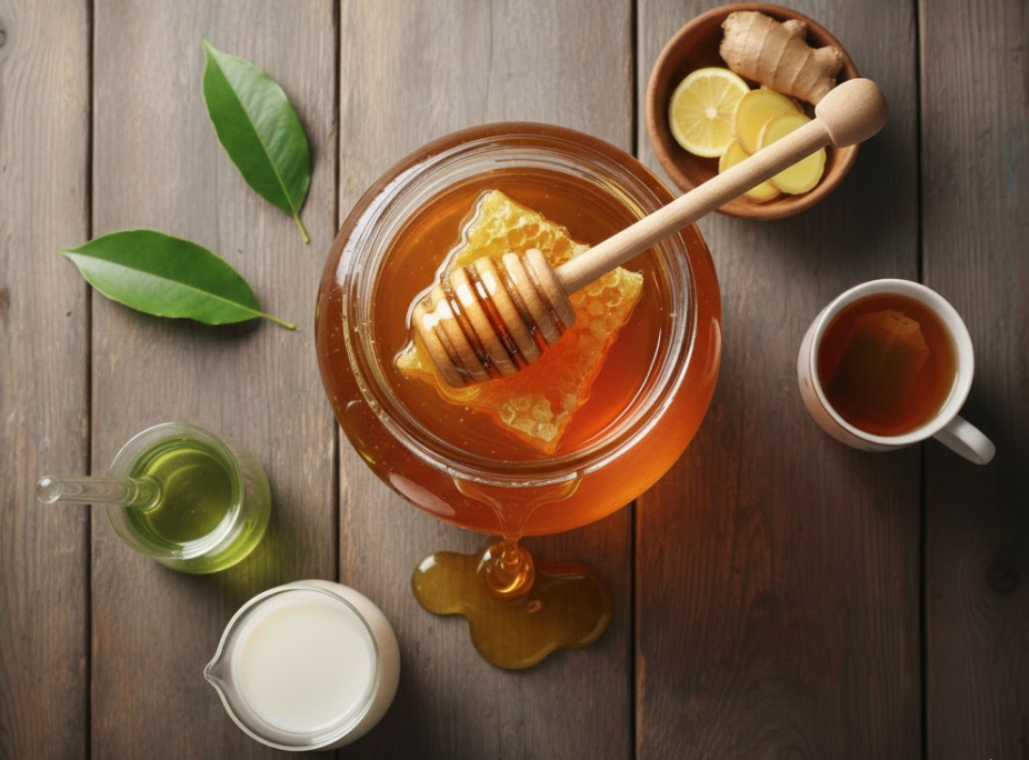 꿀의 천연 항생제 효과 관련 사진