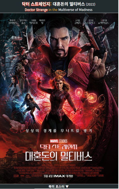 닥터 스트레인지: 대혼돈의 멀티버스 (Doctor Strange in the Multiverse of Madness, 2022) 포스터 사진