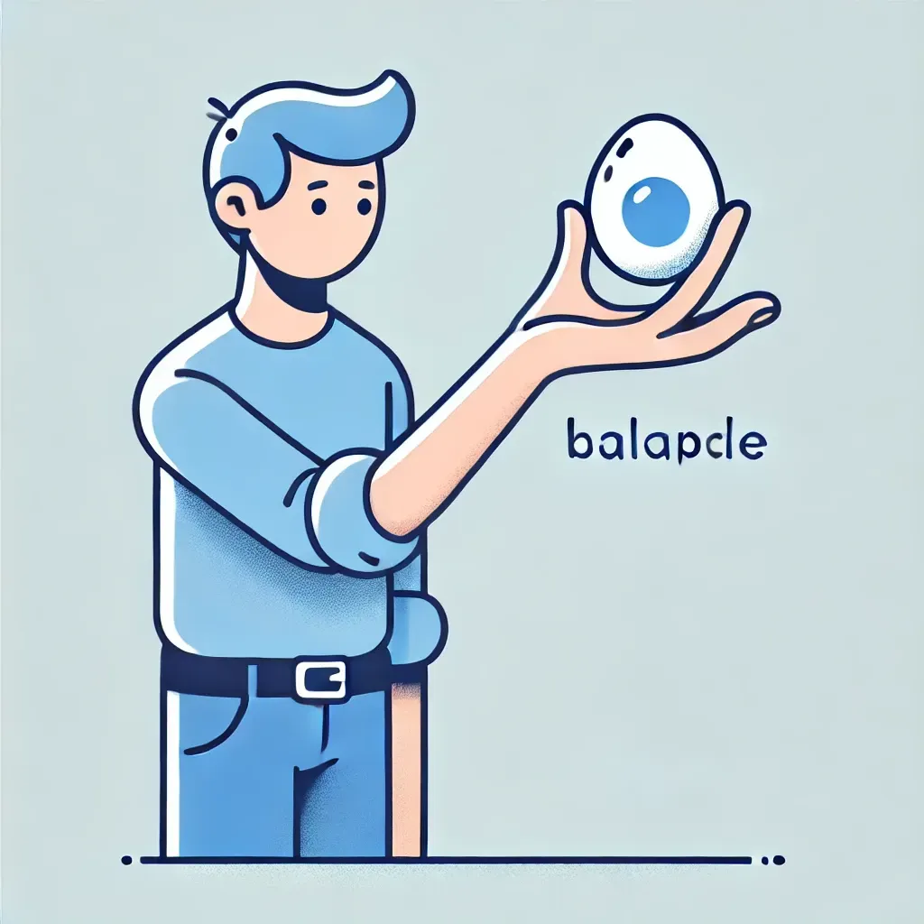 AI를 활용할 때의 균형감을 표현