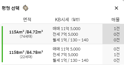 KB부동산-시세-에서-안내하는-평형-정보-이미지-캡쳐
