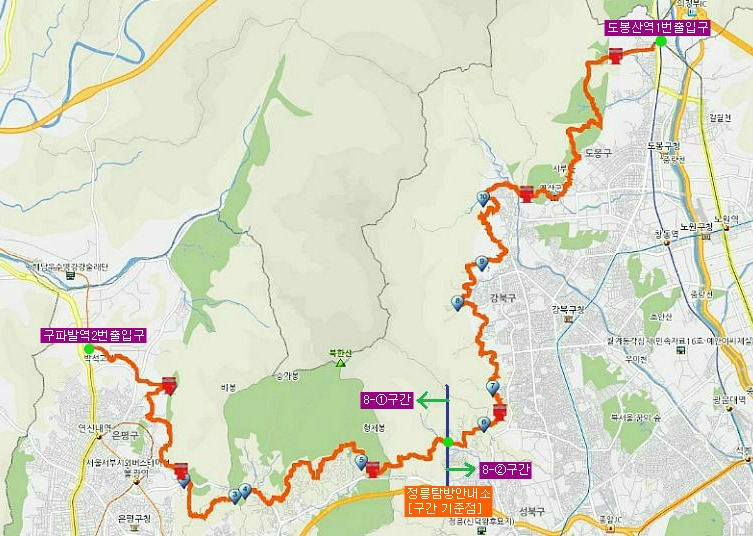 북한산 둘레길 8코스
