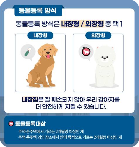 동물등록 방식 선택