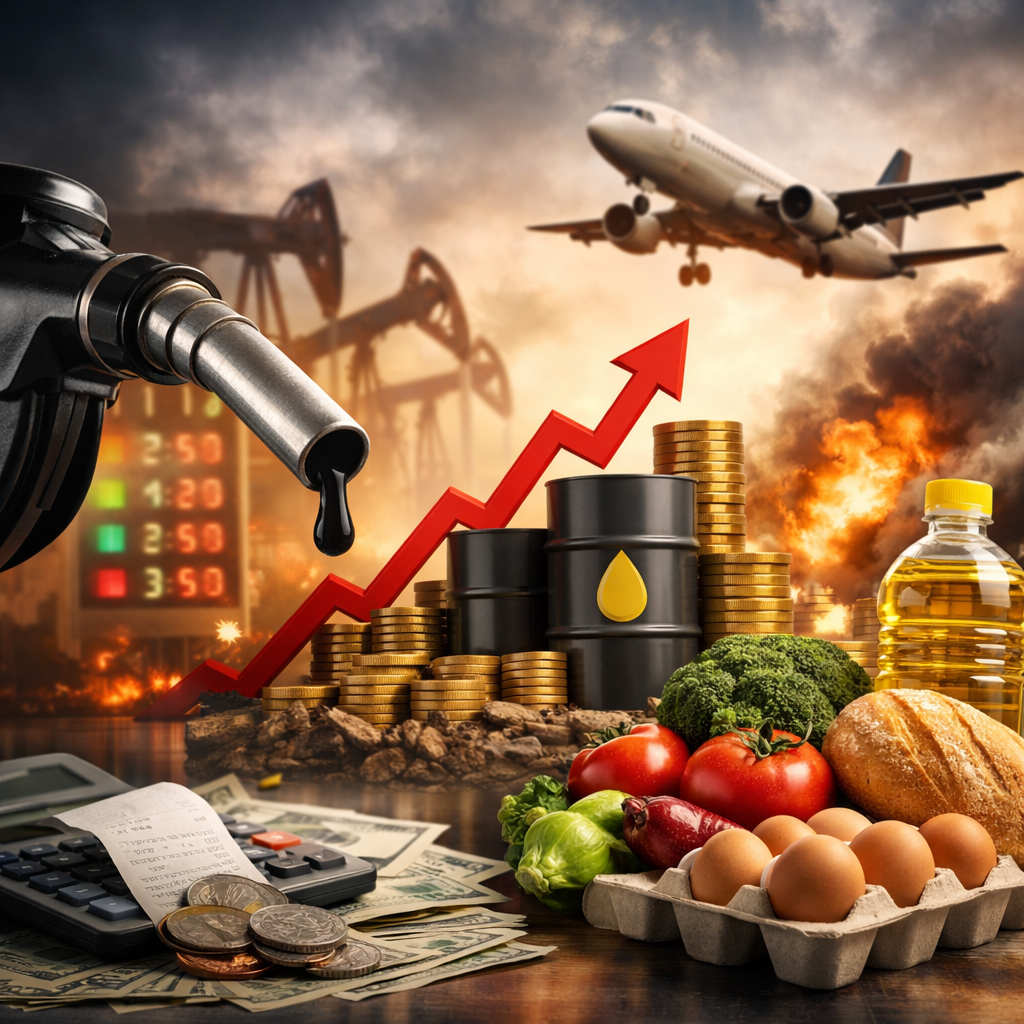 전쟁 이후 국제유가 급등, 물가와 생활비 얼마나 오를까