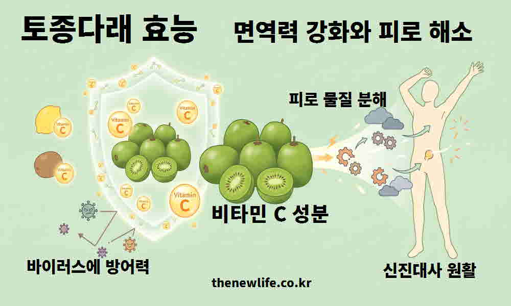 토종다래 효능 면역력 강화 피로 해소