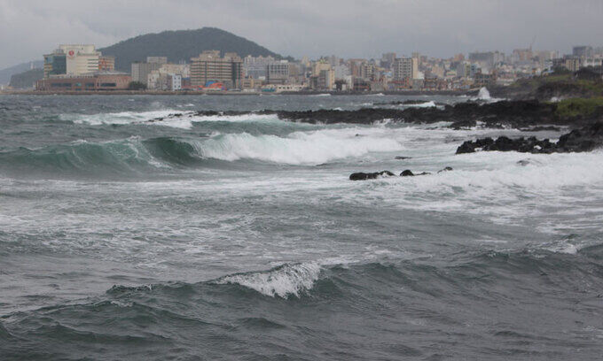 힌남노, 제주도