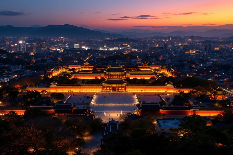 경복궁 야간개장 주차