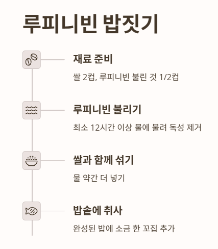 루피니빈 밥짓기
