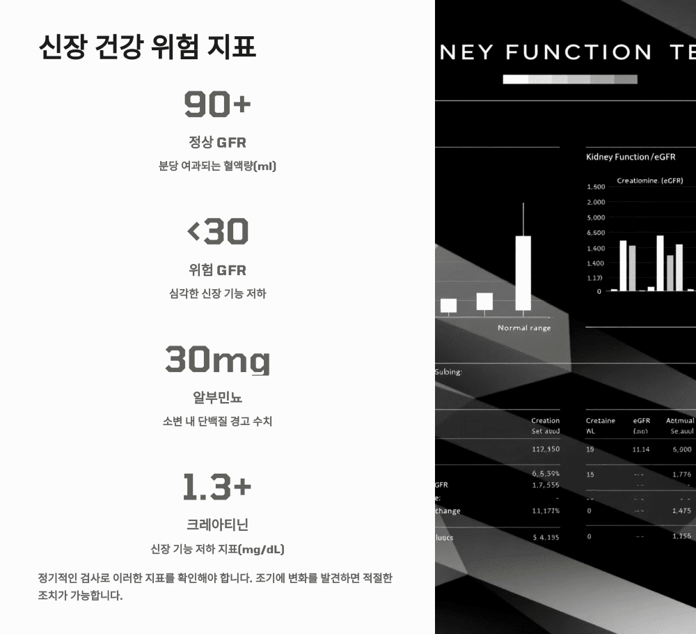 신장 건강 위험 지표