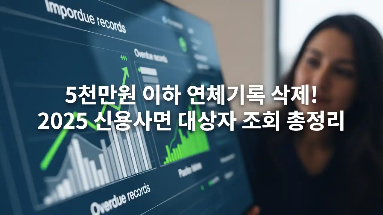 신용사면 대상자 조회