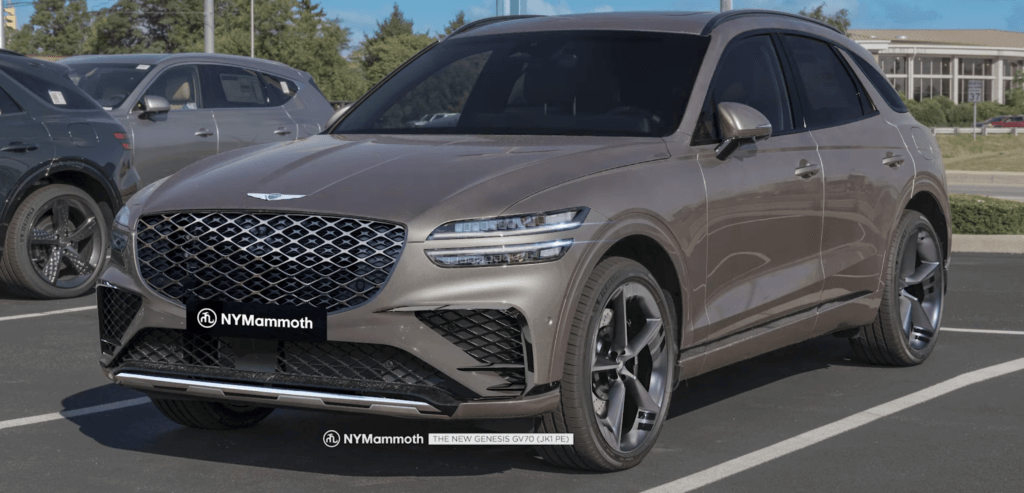 제네시스 GV70 페이스리프트 예상도. 출처:뉴욕맘모스