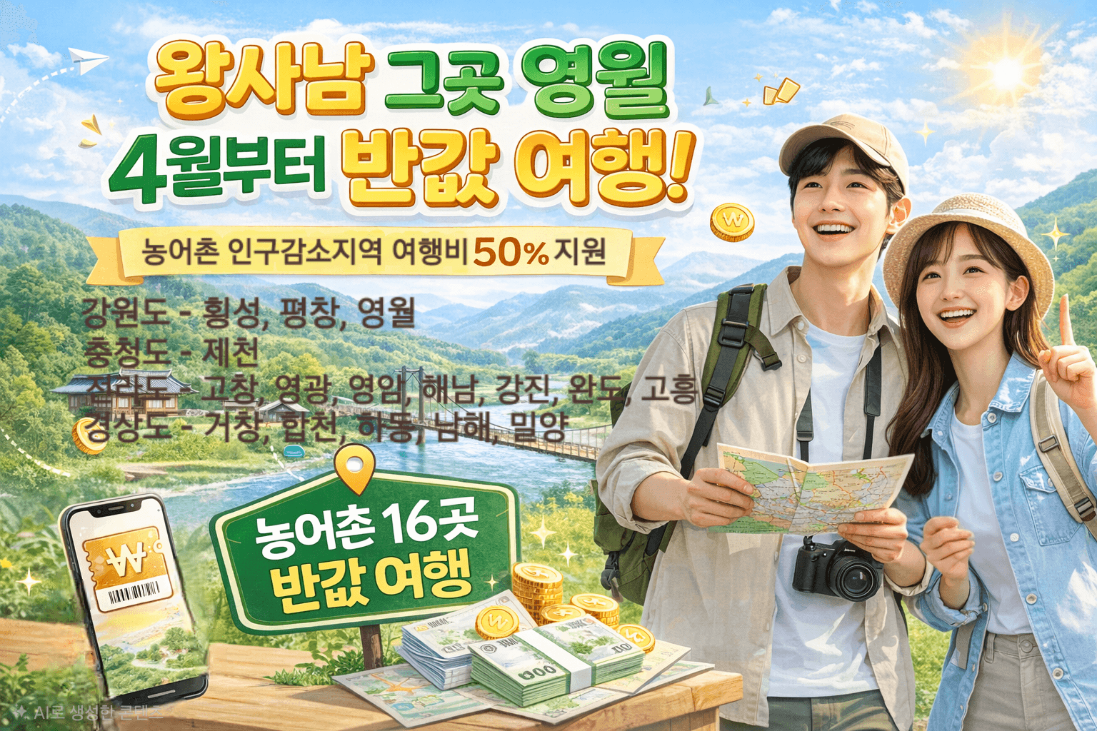 반값 여행 시범사업