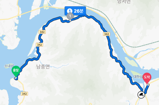 팔당호 드라이브 코스