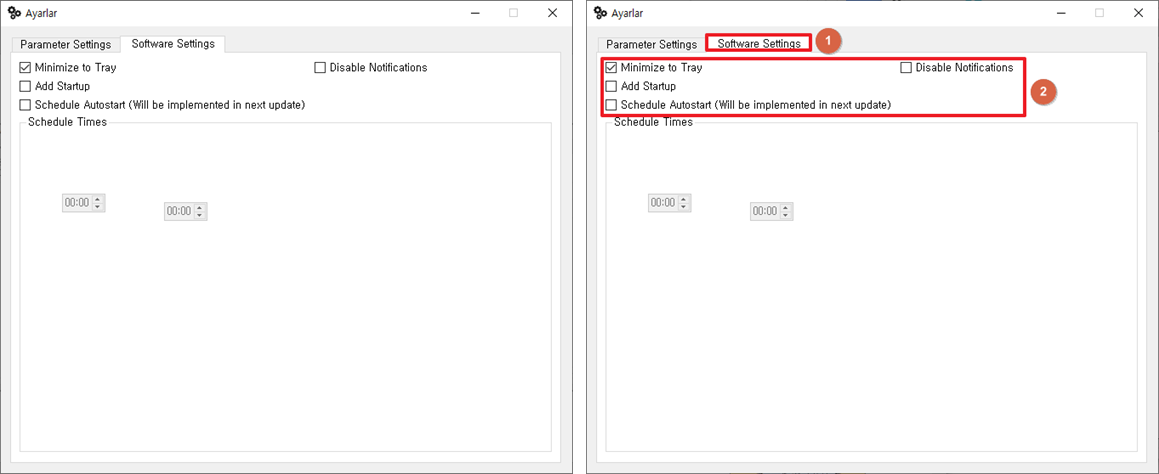 GoodbyeDPI GUI - Setting - Ayarlar - Software Settings