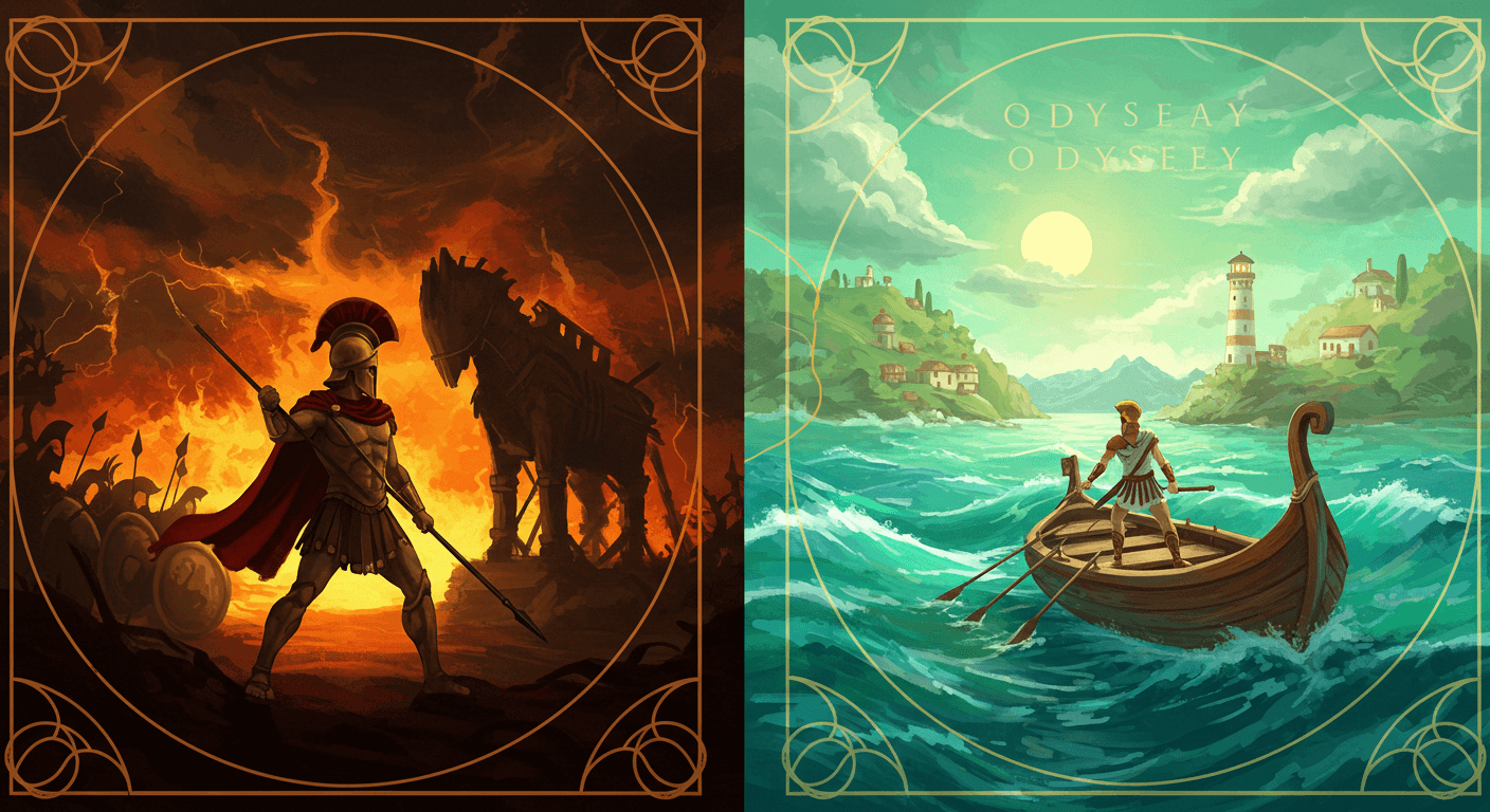 『일리아드』와 『오디세이』 서사 구조 완전 분석 관련 사진